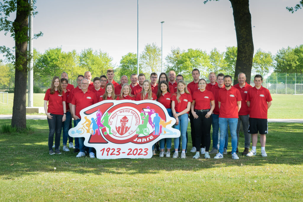 Der Festausschuss des SC Rot-Weiß Nienborg hat alle Veranstaltungen zum Jubiläum koordiniert, auch den Bunten Abend, der am 30. Juni ansteht.