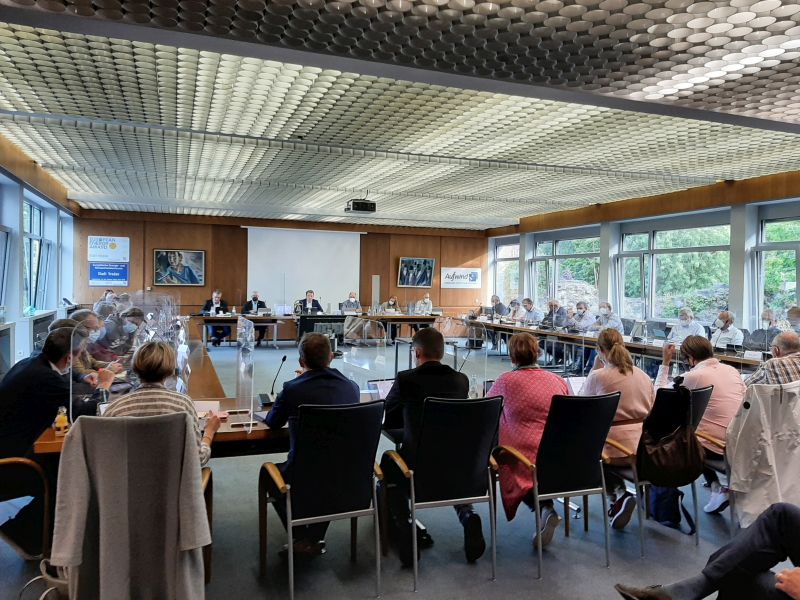 Der Vredener Stadtrat tagt am Donnerstag, 31. August 2023, im großen Sitzungssaal des Rathauses.